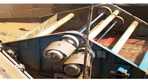 重晶石礦螺旋分離機(jī)后加裝高服脫水篩二次選礦，多提取2400立方重晶石